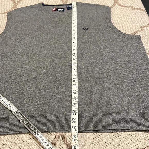 Mens Chaps V-neck sleeveless sweater vest - Picture 5 of 11